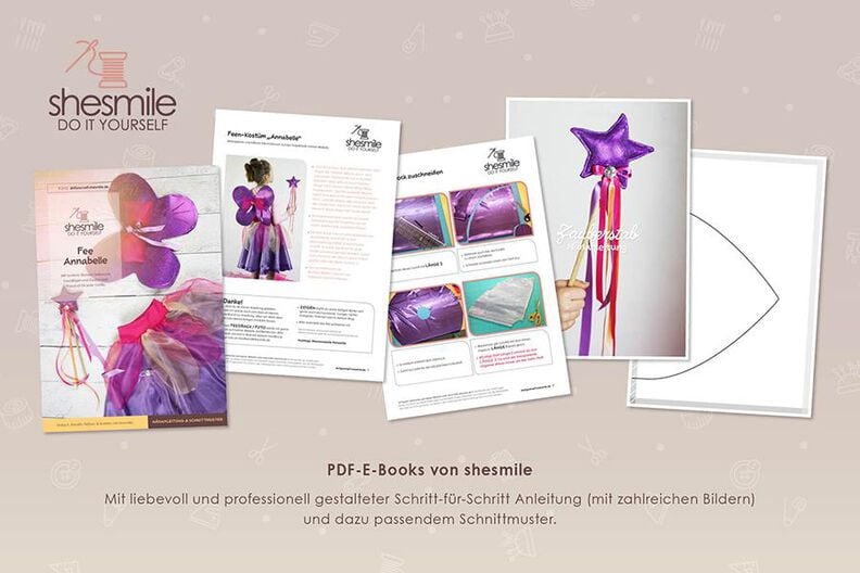 Feen-Kostüm Annabelle (Nähanleitung und Schnittmuster) image number 3
