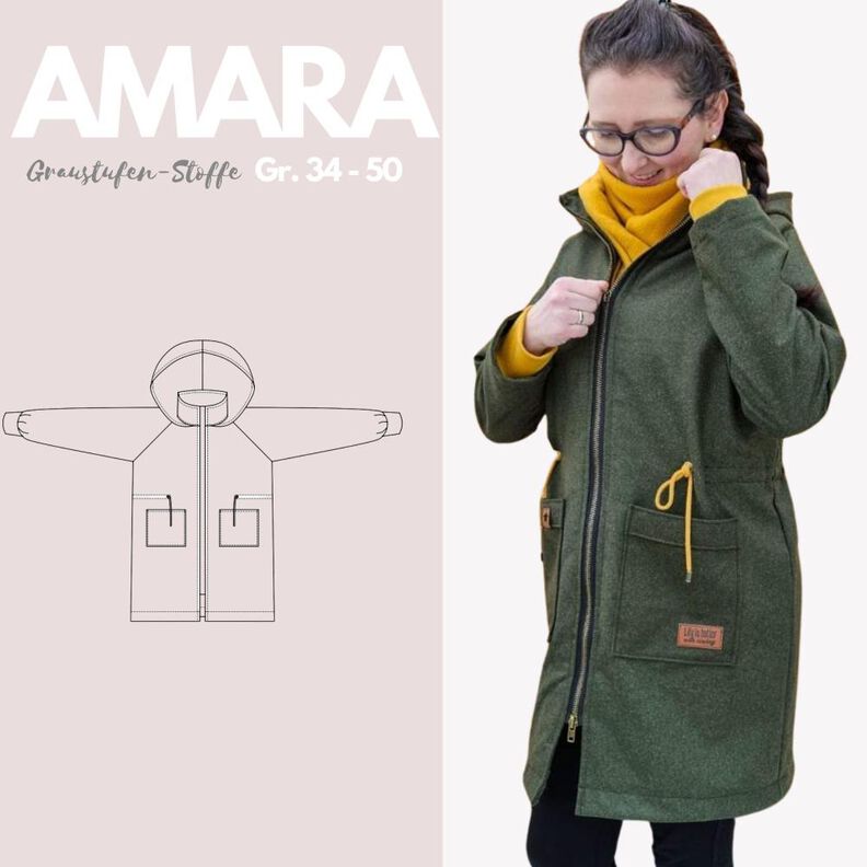 Softshell-, Walkmantel - Jacke Amara, Übergangsjacke image number 1