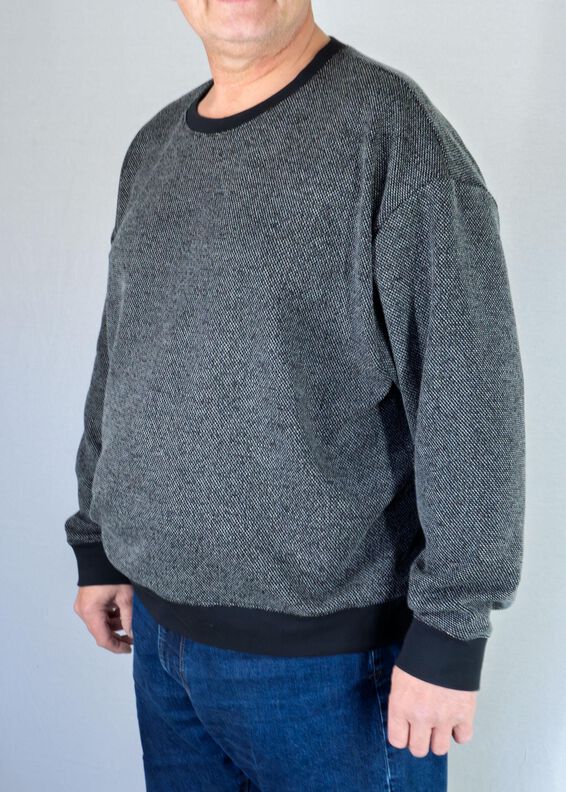 Mika Men Oversized Hoodie & Sweater Herren Gr. 44-60 A4 A0 image number 4