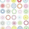 Stickdatei 49 Zirkel Mandala Blumen 11 - 13cm Teil 1 thumbnail number 1