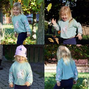 Oversize Kinder Shirt Lene nähen Gr. 56 - 170 Beamer