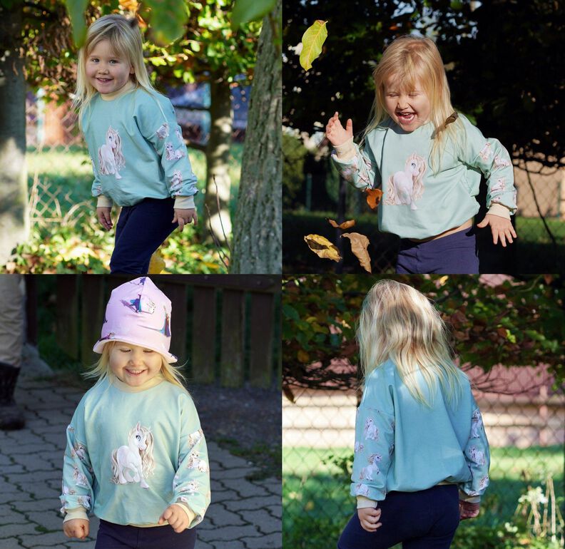 Oversize Kinder Shirt Lene nähen Gr. 56 - 170 Beamer image number 2