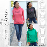 Hoodie EBERN Gr. 34-56 + gratis Plottdatei  Schnittmuster thumbnail number 1