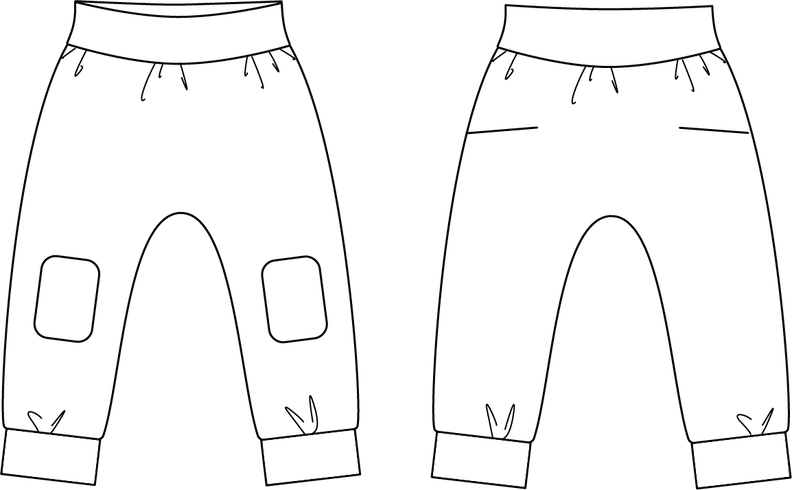Baby Pumphose Hose Jogginghose MUDA ♥ Gr. 56-98 image number 6