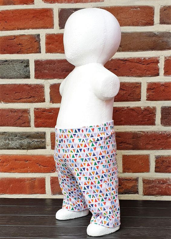 Lena – Lange Babyhose mit Bündchen Gr. 44-98, A4+A0 image number 7