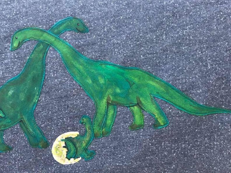 Applikationsvorlage Brachiosaurus Dino image number 7
