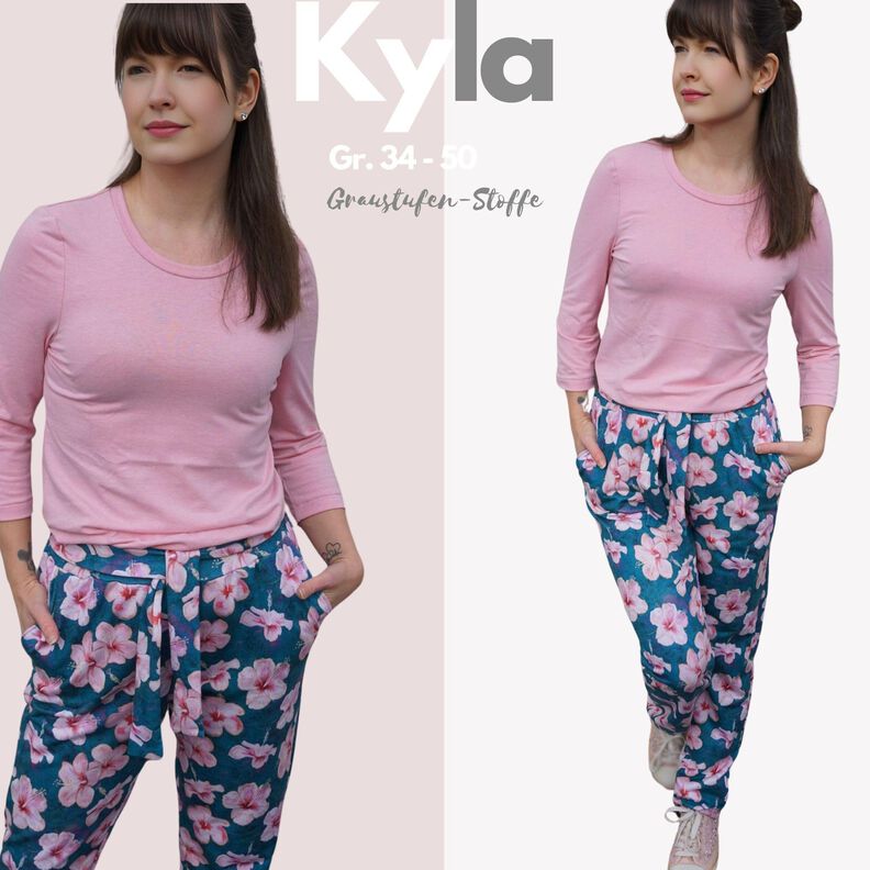 Jogpants Kyla Jerseyhose  Loungewear PDF Schnittmuster 34-50 image number 1