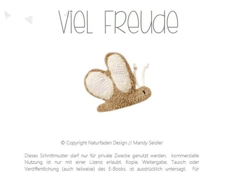 E-Book Schmetterling Lina - Nähanleitung und Schnittmuster image number 5