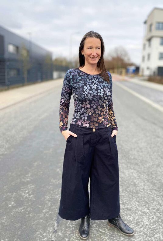 Hosenrock (34-48) Jojoba Culotte Damen Schnittmuster image number 8