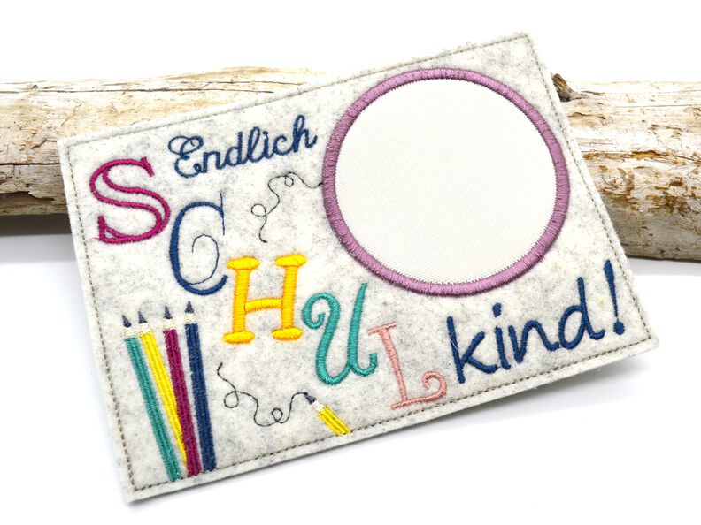 Stickdatei Schule Stifte Tassenteppisch Schokohülle image number 5