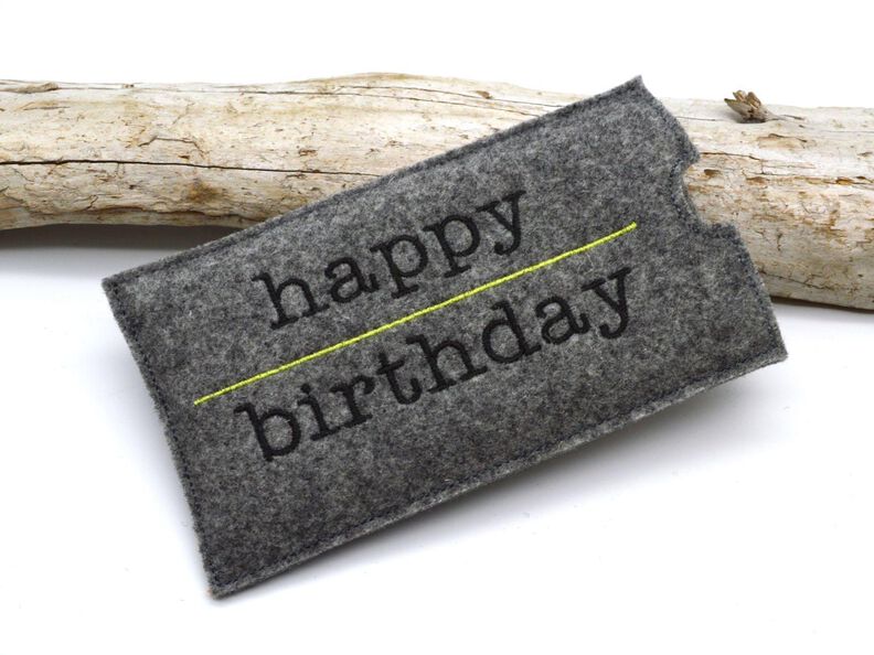 Stickdatei Schokohülle Geburtstag happy birthday image number 6