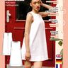 Leinenkleid Schnittmuster Damen XS-XXXL Minikleid thumbnail number 6