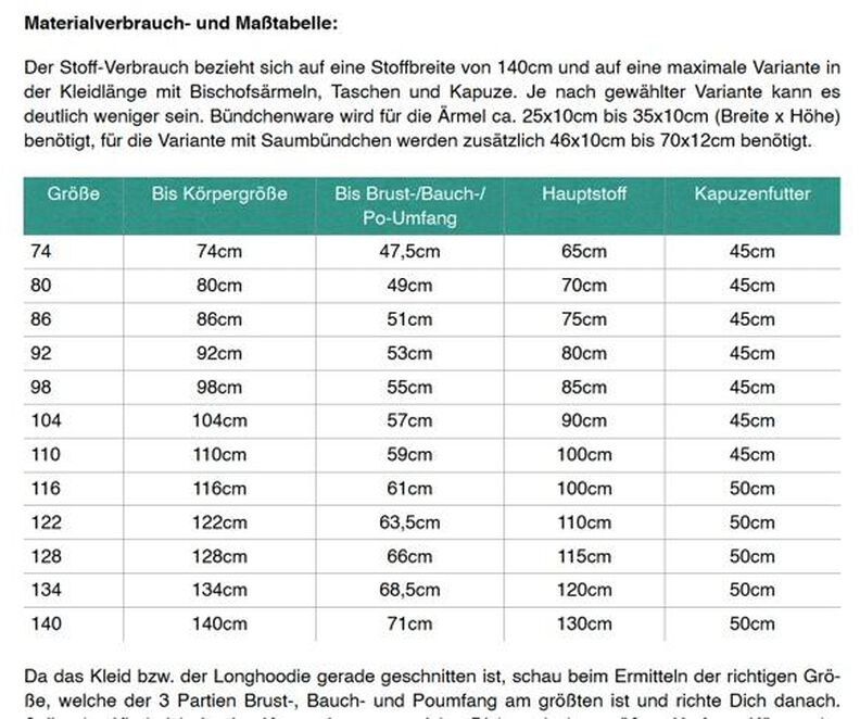 HerrMines Hoodie Nähanleitung/Schnittmuster Gr. 74-140 image number 2