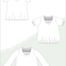 Betty - Bluse mit Falten und weiten Ärmeln BU 80-116, A4+A0 thumbnail number 3