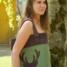 "Trage-Tasche Hirsch" mit Applikation - Anleitung + Schnitt thumbnail number 2