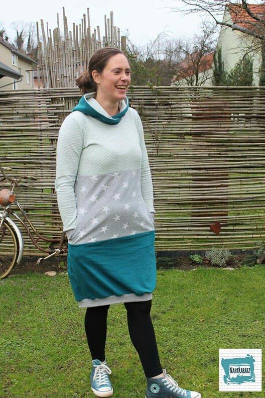 HOODIEKLEID MIT UMSTANDSKLEID-VARIANTE  Gr 32 - 50 image number 9