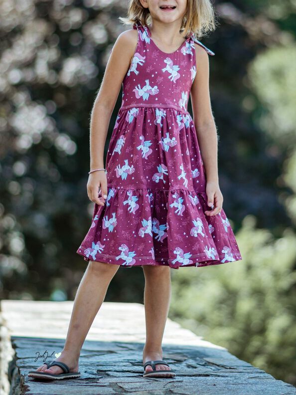 Knotenkleid Isabella Gr. 98 - 164 inkl. A0 image number 10