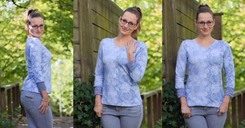 Lucia Basic Longsleeve: d. Serie: "ohne Gedöns": ebook 34-54 image number 10