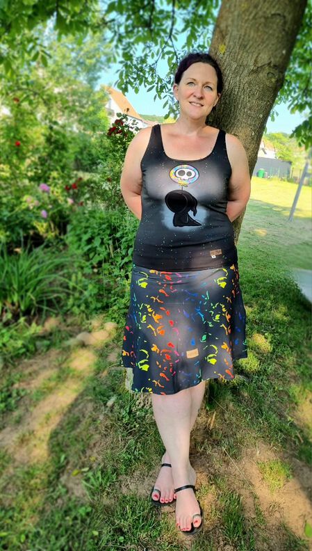 »LaSuvi Skirt« (32–54) – Jerseyrock image number 8