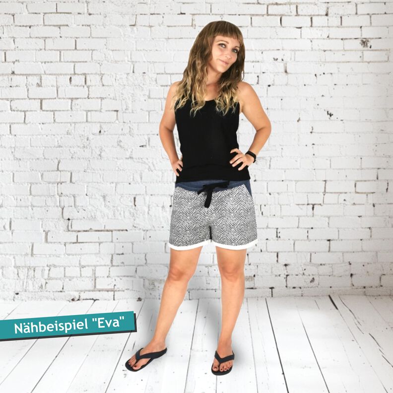 Sweatshort Eva, Gr. 32 – 54 Schnittmuster mit Ebenen image number 5