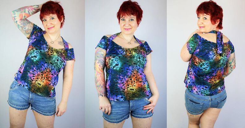 Anciolina sommerliches Neckholder-Shirt -  ebook 34-54 image number 8
