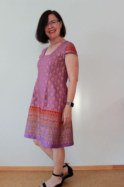 Kleid Petite-Angie Gr. 34-48 PDF-Schnittmuster A4, A0 und Nähanleitung image number 9