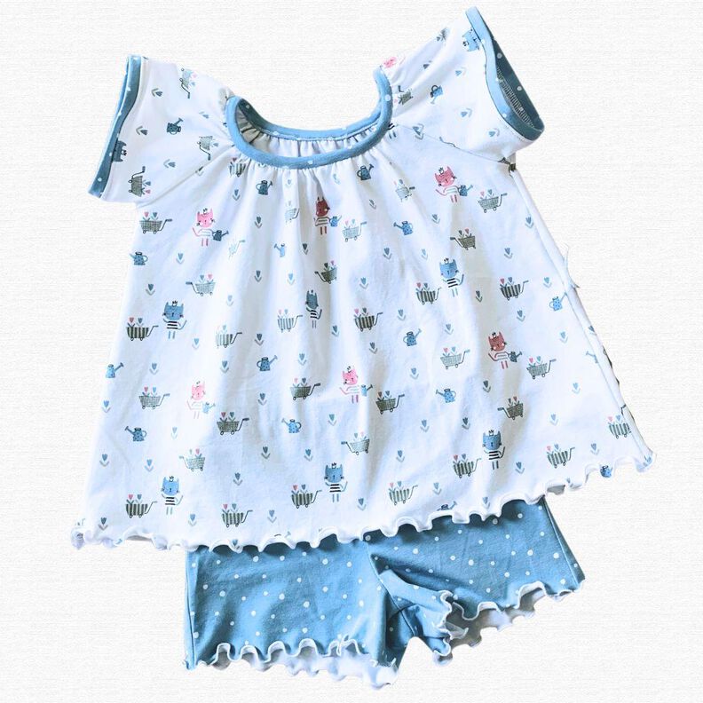 Pyjama Kinder Holly Gr. 80-140 Schnittmuster image number 9