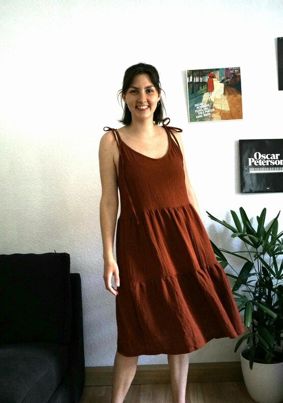 Stufenkleid /Cami Kleid / Volantkleid / Maxikleid  image number 5