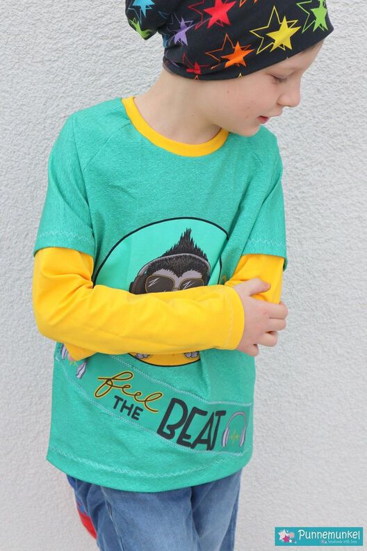 Basic Raglanshirt NINO Gr. 62 - 176 image number 3