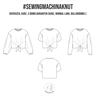 oversized Shirt mit Knoten Knut / PDF Schnittmuster  thumbnail number 7