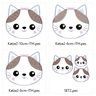  Stickdatei - Katze 2ITH in 3 Gr. cute Schlüsselanhänger thumbnail number 7