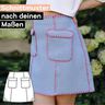 Schnittmuster nach Maß: Minirock OHNE NÄHMASCHINE Damen thumbnail number 1