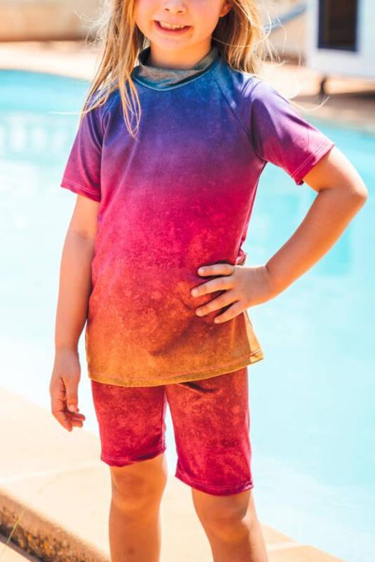Set UV-Shirt Badeshirt Badehose Shorts MATAHARI ♥ Gr. 92-164 image number 3