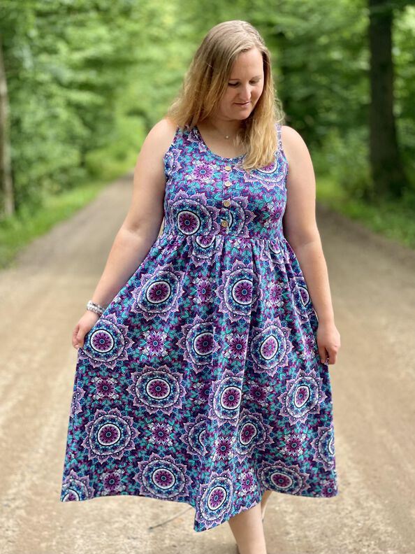 KLEID - * Sweet like MEE * - GR.32-56 - für dehnbare Stoffe image number 2
