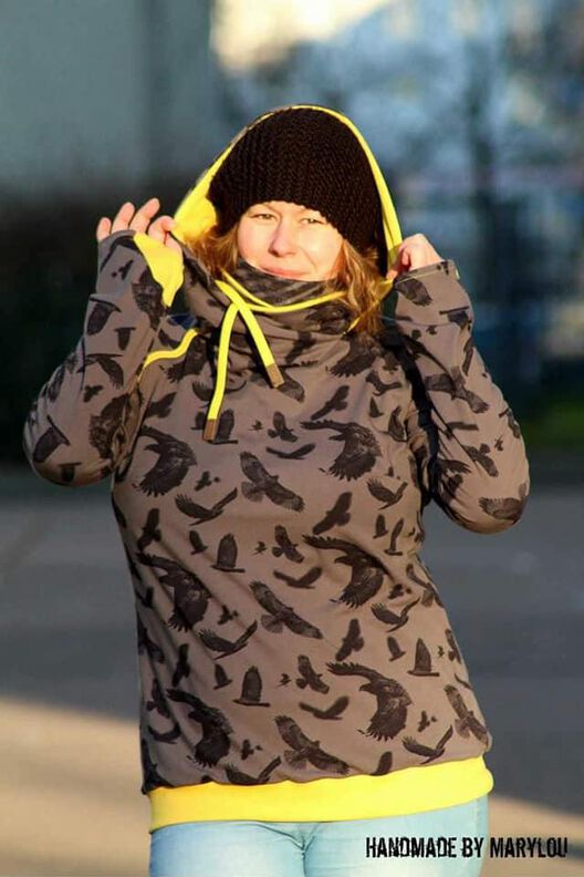 Raglanhoodie Kaja Gr. 32-50 inkl. Beamerdatei image number 10