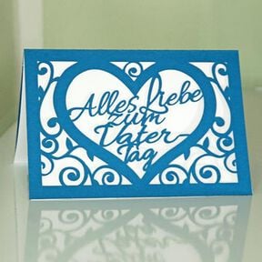 Plotterdatei Vatertag Karte