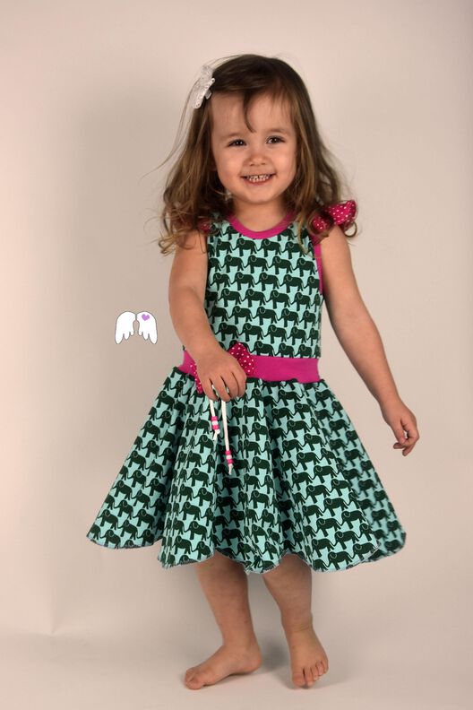 Sommerkleid FLOWER ELVES 62 - 164 + Plott image number 4