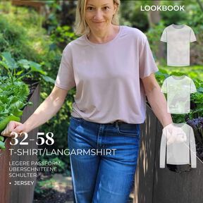 T-Shirt Damen –  Schnittmuster 32-58 – Seattle