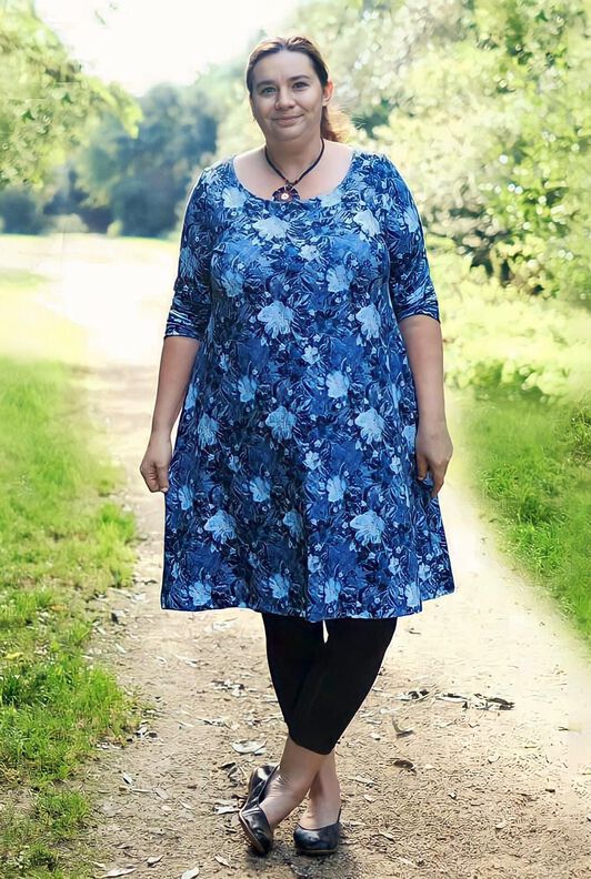 Kleid Tunika DELICIA (34-56) A-Linie Schnittmuster image number 10