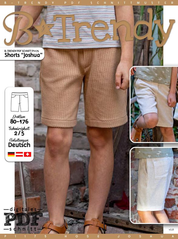Shorts Joshua Nähanleitung + Schnitt image number 2