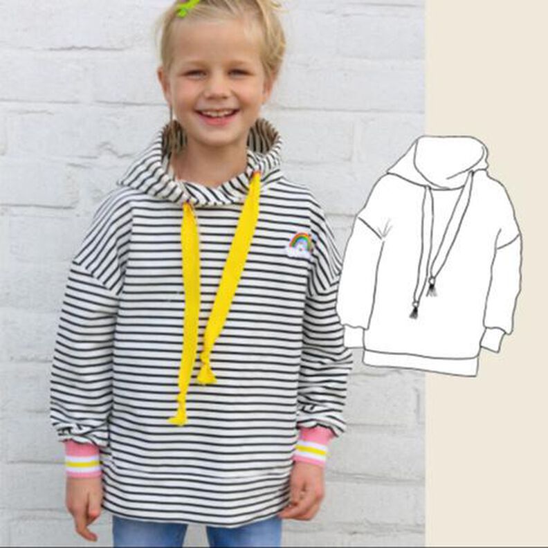  "Boxy-Sweater Kids" Hoodie / Schnittmuster image number 1