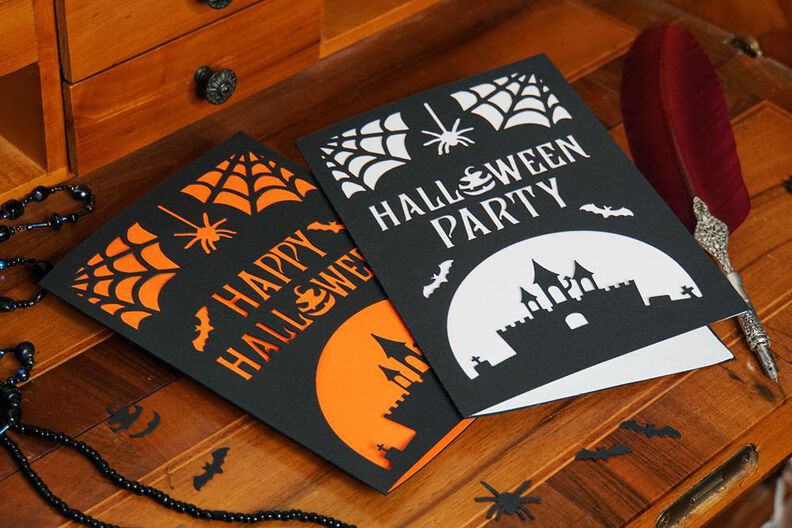 Plotterdatei Halloween Karte image number 8