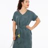 FRAU VIKKI - Kleid mit V-Ausschnitt XS-XXL thumbnail number 3