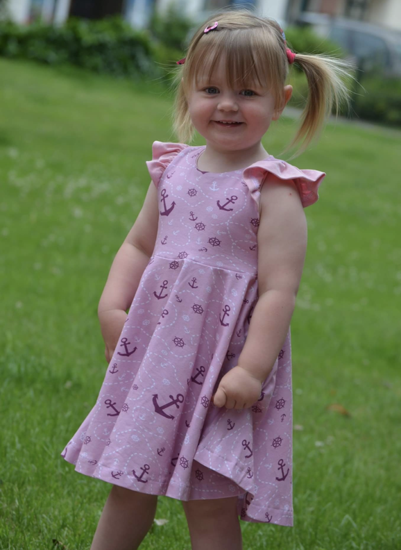 E-Book Drehkleid Rückenfrei Größen 68 - 98 image number 9