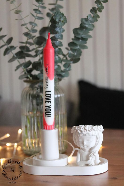  Druckvorlage "FUNNY-LOVE" S/W Kerzen/Anhänger PDF & JPG image number 5