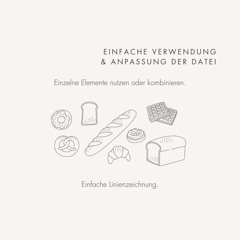 Plotter- und Laserdatei "BROT & GEBÄCK" SVG PNG image number 3