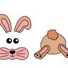 Hase vorn und hinten Applikationsvorlage PDF thumbnail number 3
