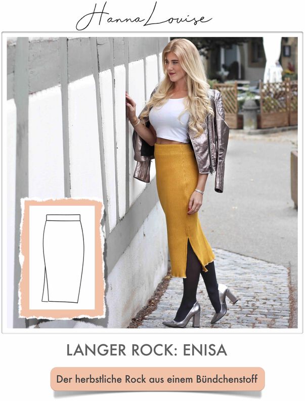 Rock #Enisa Nähanleitung und Schnittmuster für Anfänger  image number 4