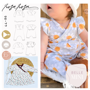 Tunika/ Jumpsuit #MiniBelle 44 - 86 A4/ A1/ Beamerdatei