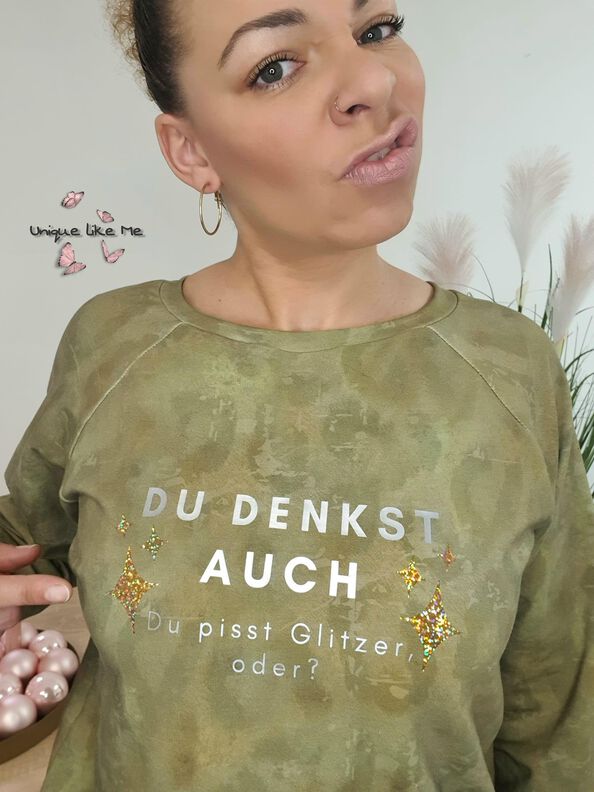 Plotterdatei Du denkst auch Du pisst Glitzer, oder? image number 4
